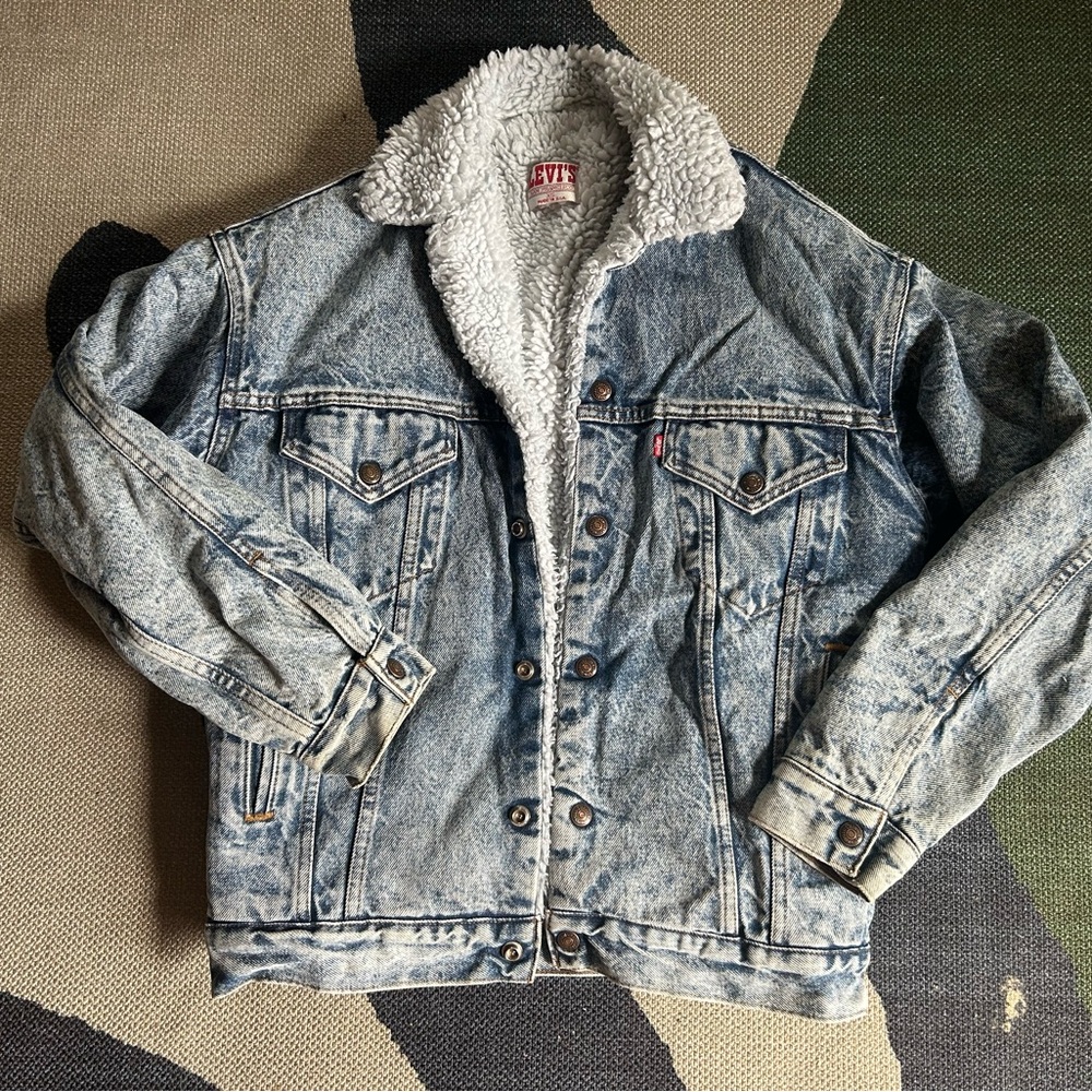 Levi’s Vintage Shearling Lined Denim Jacket